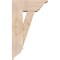 Ekena Millwork Traditional Traditional Smooth Bracket w/ Offset Brace, Douglas Fir, 7 1/2"W x 18"D x 30"H BKT0806X18X30TRA01SDF - alternate 4